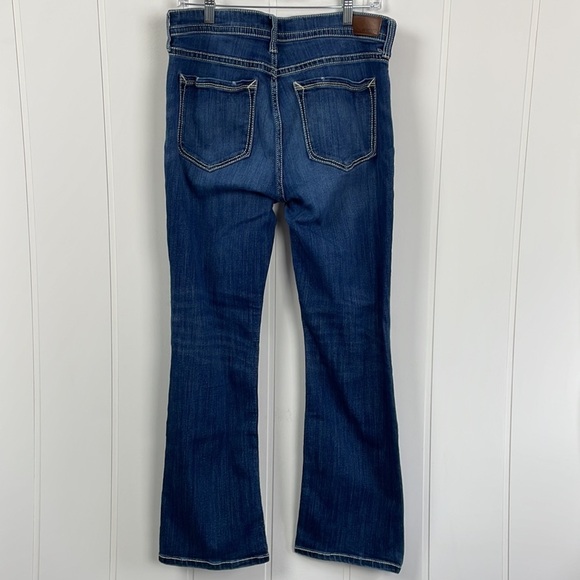 Express Barely Boot Mid Rise Jean Women's 14 Short Five Pocket Styling Comfy - Picture 10 of 14